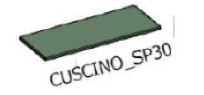 CUSCINO PER MODULO PANCA