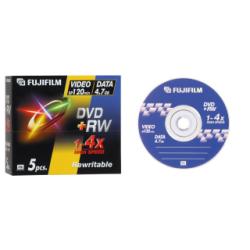 DVD RW 4 7GB 4X JEWEL CASE CONF 5PZ