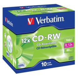 CD-RW 700MB 80 REWRITE 12X CF.10 S