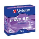 DVD+R DOUBLE LAYER 8.5GB 8X CF.5  )