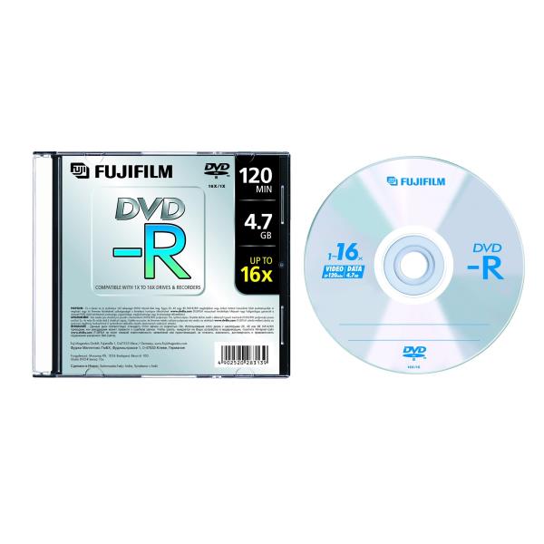 DVD-R 16X 4 7GB SLIM CONFEZ. 10 PZ