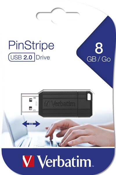 MEMORY USB - 8GB - PIN STRIPE