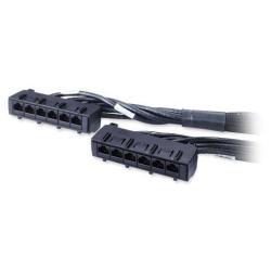 CAT6 UTP CMR 6XRJ-45 BLACK  60FT