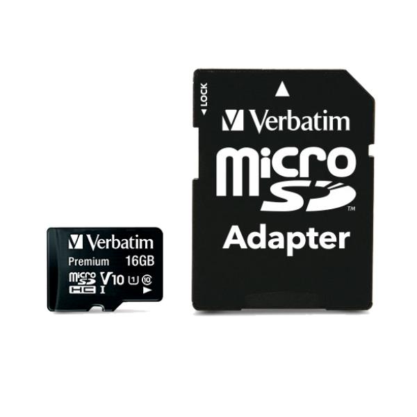 MICRO SDHC -16GB- CLASS 10+ ADAPTED