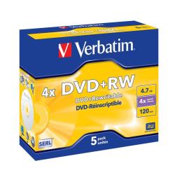 DVD+RW 4 7GB 4X CONF.5 S