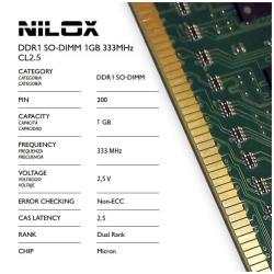 RAM DDR1 SO-DIMM 1GB 333MHZ CL2.5