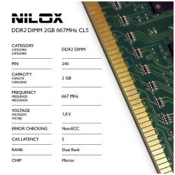 RAM DDR2 DIMM 2GB 667MHZ CL5