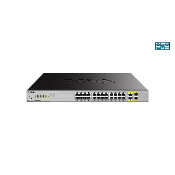 SWITCH 24-PORT 10/100/1000MB POE