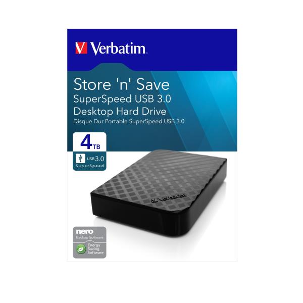 HARD DISK ESTERNO-4 TB-3.5 USB 3.0