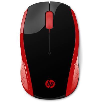 HP 200 RED WIRELESS MOUSE