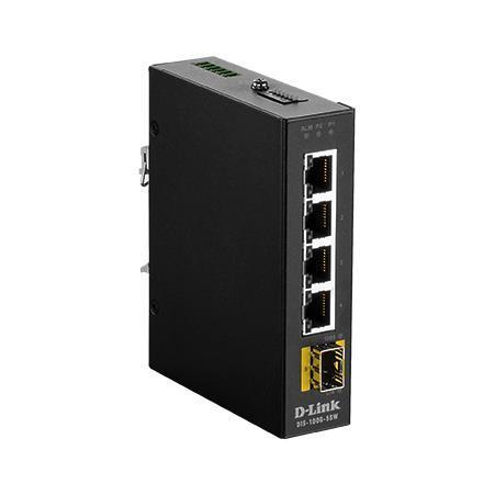 5 PORT UNMANAGED SWITCH WITH 4 X