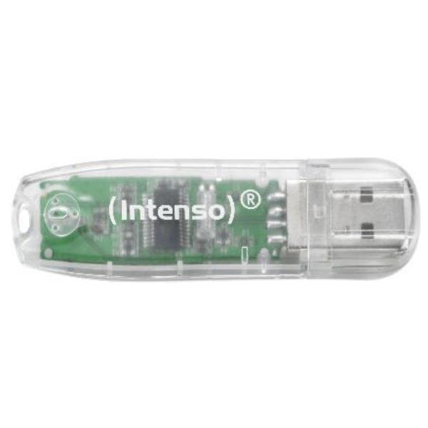 CHIAVETTA USB 32GB TRANSPARENTE