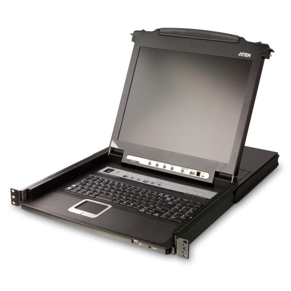 8-PORT SINGLE RAIL 17&quot; LCD KVM S