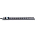 PDU 1U 12 UNIVERSAL SOCKETS WITH MAGNETIC SWITCH