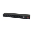 PDU RACK  COMMUTATA  1U  10 A