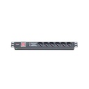 PDU 1U 6 UNIVERSAL SOCKETS WITH PROT.SWITCH