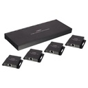 4 PORT HDMI SPLITTER EXTENDER