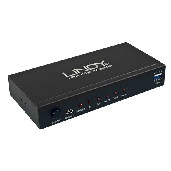 SPLITTER HDMI 4K 2160P30 3D 4 PORTE