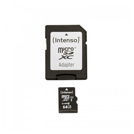 MICRO SD CON ADATTATORE 64GB UHS