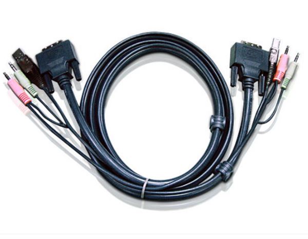 USB DVI-D KVM CABLE 1.8M