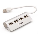 4 PORT USB 2.0 ALUMINUM HUB