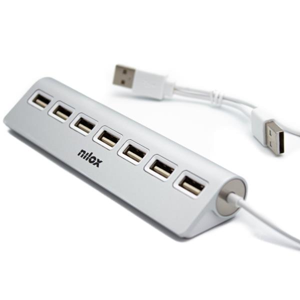 HUB 7 PORTS 2.0 ALUMINUM