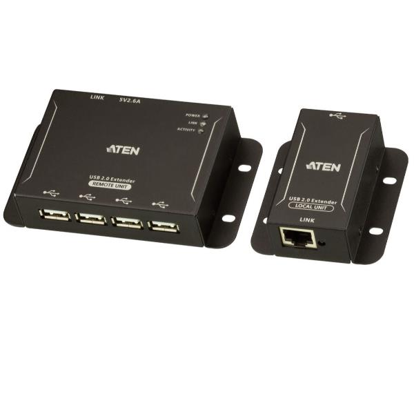 4-Port USB 2.0 Cat 5 Extender 50m