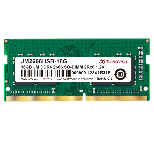 16GB DDR4 2666MHZ SO-DIMM 2RX8