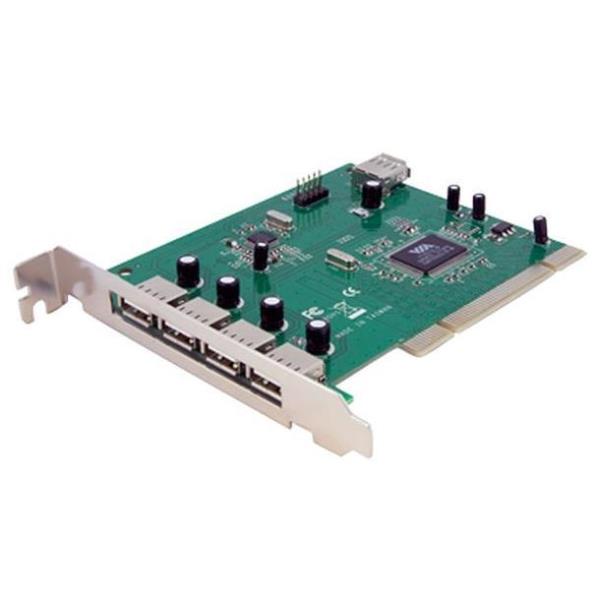 SCHEDA PCI CON 7 PORTE USB 2.0