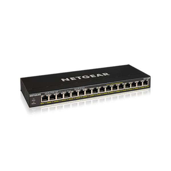 NETGEAR GS316PP SWITCH POE + 16 POR