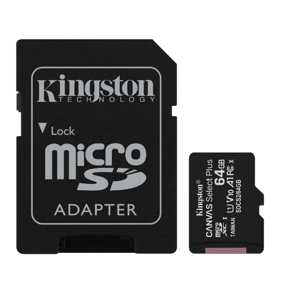 64GB MICSD CANVASSELECTPLUS+ADP