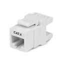 KEYSTONE JACK RJ45 CAT6 WHITE