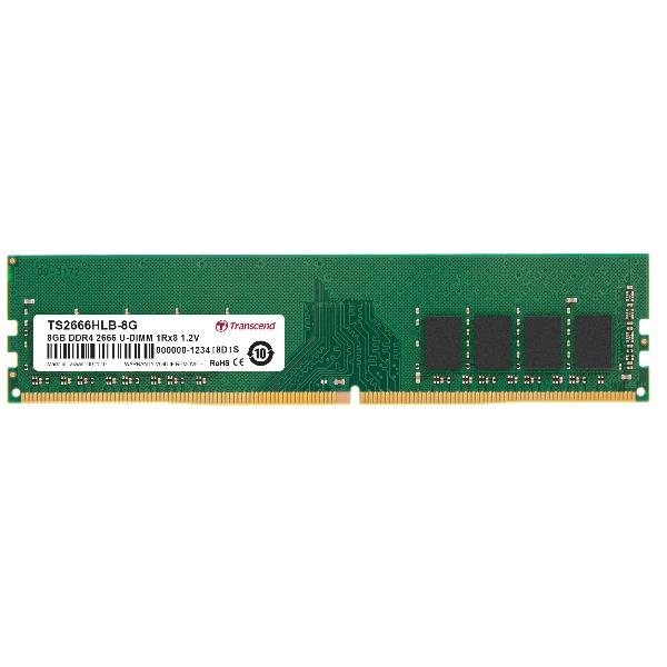 8GB DDR4 2666 U-DIMM 1RX8 1.2V