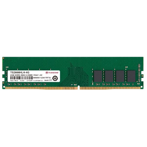 4GB DDR4 2666 U-DIMM 1RX8 1.2V