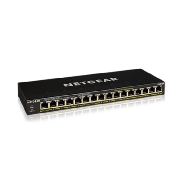 NETGEAR GS316P POE SWITCH NOT MANAGED