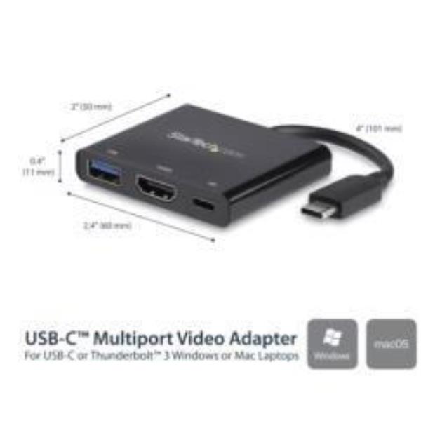 ADATTATORE USB-C A HDMI 4K +PD