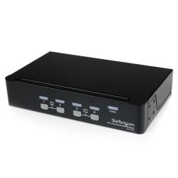 4 PORT KVM VGA USB HUB SWITCH