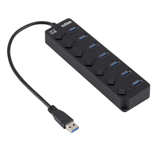 HUB USB 7 PORTE 3.0 SWITCH