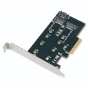 2-IN-1 M.2 SSD PCIE SATA ADAPTER