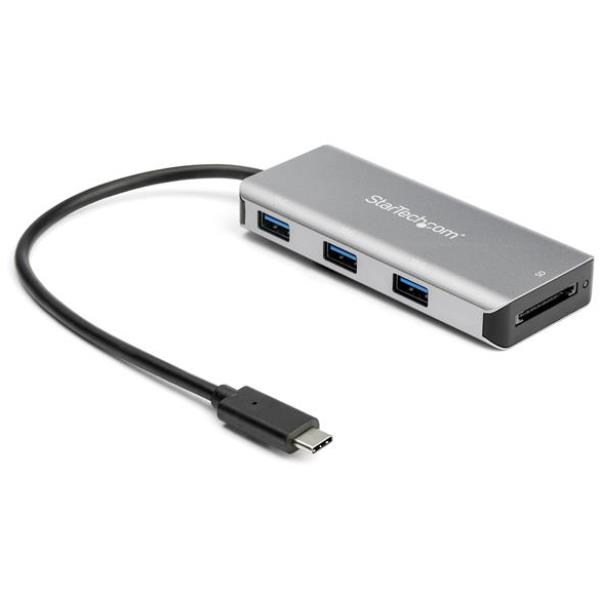 3-PORT USB-C HUB WITH PE READER