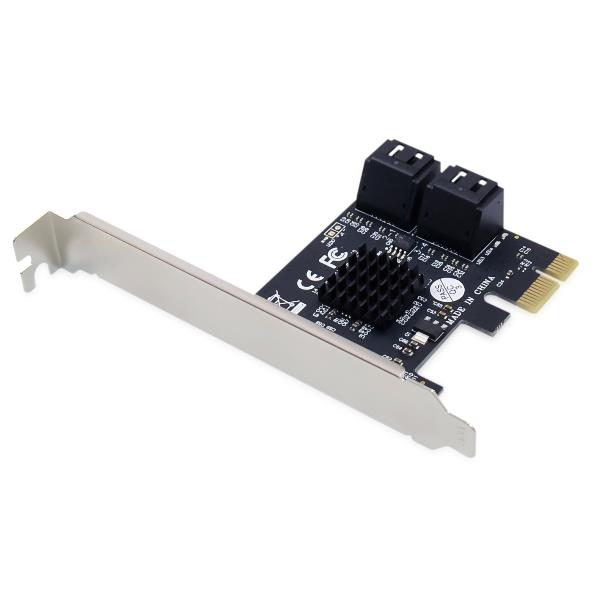 4-PORT SATA PCIE ADAPTER+SATA CABLE