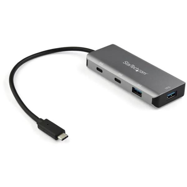 4-PORT USB-C HUB (10GBPS) 2X US