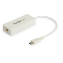 ADATTATORE ETHERNET USB-C A RJ45 +