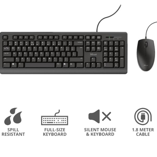 TKM-250 KEYBOARD AND MOUSE SET IT