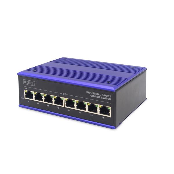 INDUSTR 8PORT GIGABIT SWITCH