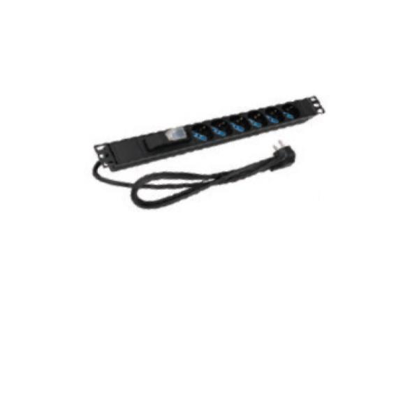 PDU 19 1U 6 UNIV. SOCKETS AND INT. 16A