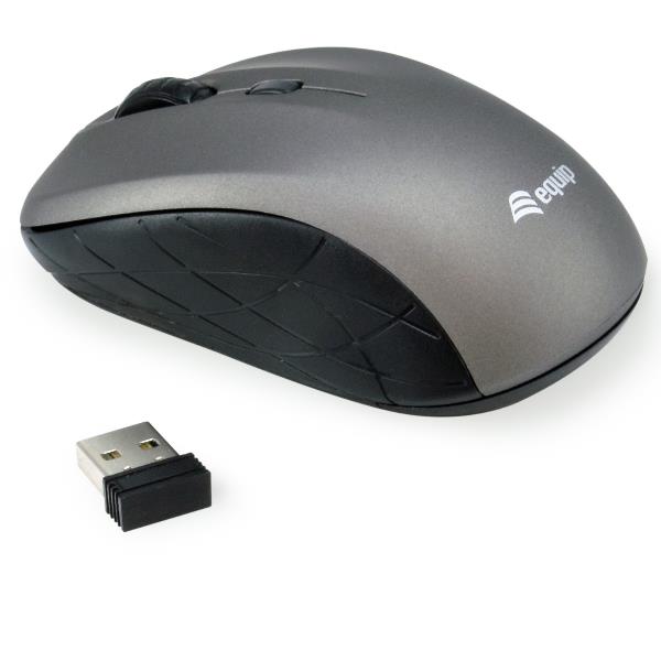 MINI OPTICAL WIRELESS MOUSE GRAY