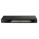 24 GE PORTS + 2 10GE PORTS