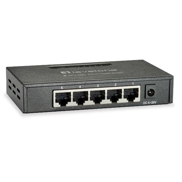 5 PORTS GIGABIT ETHERNET SWITCH