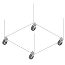 SET OF 4 WHEELS ONLY FOR IP55 RACK